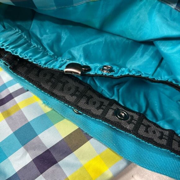 DC Women's Medium Ace Exotex 5K Series Snowboard Ski Snow Pants Multicolor Plaid - Picture 11 of 16